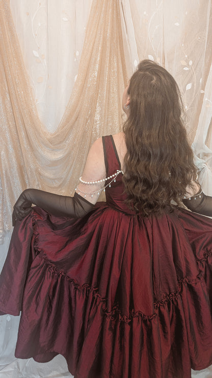 robe amour fait sur mesure artisanale corset et jupe dos